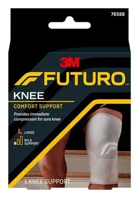 FUTURO 3M FUTURO 76588, Knie, Unterstützung, L, Nylon, Polyester, Spandex, Grau,