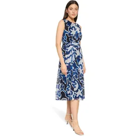 Betty & Co Sommerkleid Blau/Weiß 40
