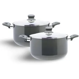 Buri Rom Topf-Set 2-tlg. Kochtopf + Deckel