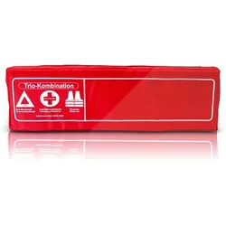 Thomatex Kombitasche Trio rot (Verband, Dreieck, Weste)