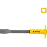 Topex Flachmeißel Ø19mm mit Handschutz 300 mm