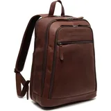 The Chesterfield Brand Wax Pull Up Detroit | Rucksack 14" 39 cm - Dunkelbraun