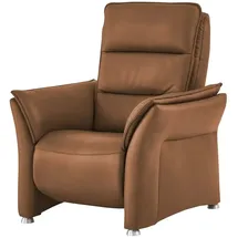 Hukla Sessel Corina Leder 92 x 112 x 90 cm Braun elektrisch
