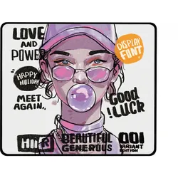 Owepowe Rapper Girl - Gaming-Mauspad - XL