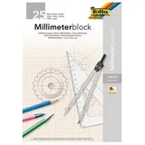 Folia Millimeterpapier A4 80 g/m2 25 Blatt