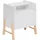 Mobili Rebecca Kindernachttisch Rebecca 49 x 43 x 30 cm Kiefer MDF weiß