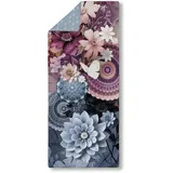 Strandtücher HIP "Asher", rot (bordeaux), B:75cm L:180cm, Microfaser, Mikrofaser, Handtücher, Reisehandtuch - Sporthandtuch, yoga, Mikrofaser, saugfähig