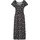 Oxmo Midikleid Schwarz/Orchid 40
