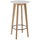 Wohnling Bistrotisch weiß 60,0 x 60,0 x 110,0 cm