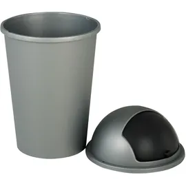 Home4You Mülleimer 50 l Schwarz
