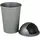 Home4You Mülleimer 50 l Schwarz