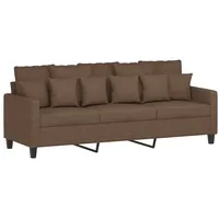 VidaXL 3-Sitzer-Sofa Braun 180 cm Stoff
