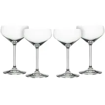 Spiegelau Coupette Gläser 290 ml, 4 Stück, Style, 4670188, Cocktailgläser aus Kristallglas, Sektschalen spülmaschinenfest