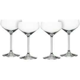 Spiegelau Coupette Gläser 290 ml, 4 Stück, Style, 4670188, Cocktailgläser aus Kristallglas, Sektschalen spülmaschinenfest