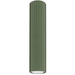 Deckenlampe Deckenleuchte Metall Olivgrün 1-Flammig Wohnzimmerlampe H 30 cm