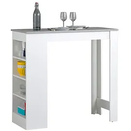 Stolkom Bartisch Mojito 115 x 103 x 50 cm Grau/Weiß