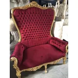 Mega Thronsessel XXL  Gold Rot