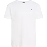 Tommy Hilfiger T-Shirt Kurzarm Rundhalsausschnitt, Weiß (Bright White), 12 Jahre