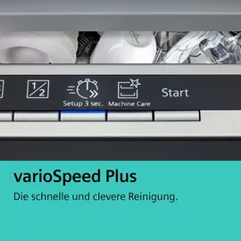 Siemens SN75Z802BE iQ500, Vollintegrierter Geschirrspüler, 60 cm, varioScharnier für besondere Einbausituationen