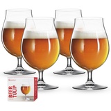 Spiegelau 4-teiliges Biertulpen-Set, Biergläser, Kristallglas, 400 ml, , Beer Classics, Biertulpe 4er Set