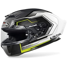 Airoh Helmet Gp550 S Rush White/Yellow Gloss