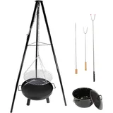 Lemodo Feuerschale 52 cm schwarz