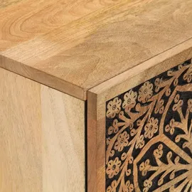 vidaXL Nachttische 2 Stk. 40x33x46 cm Massivholz Mango