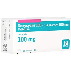 Doxycyclin 100-1a Pharma Tabletten 50 St