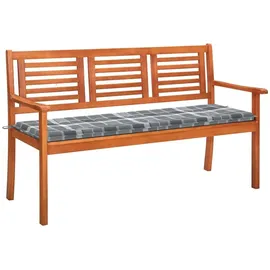 vidaXL 3-Sitzer-Gartenbank 150 x 60 x 90 cm Grau