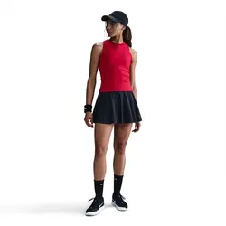 NIKE Damen Shirt NikeCourt Advantage, GYM RED/GYM RED, M