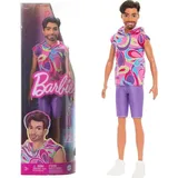 Barbie Mattel HRH26 Barbie Fashionistas Ken-Puppe brünett im Totally Hair Look