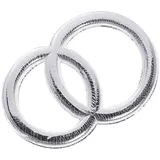 KnorrPrandell Wachs-Eheringe 32 mm silber