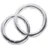 KnorrPrandell Wachs-Eheringe 32 mm silber
