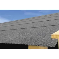 Karibu Selbstklebende Dachbahn 0,5 m Breite 2,5 qm schwarz