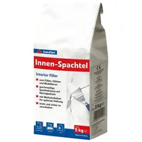 Baufan baufan® Innenspachtel 5 kg Spachtelmasse Füllstoff auf Naturgipsbasis