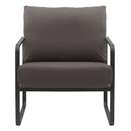 CLP Lounger Manea braun/Kunstleder