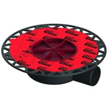 TECE drainpoint S Ablauf DN 50, Terrasse mit Seal System Universalflansch
