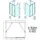 Polysan EASY LINE U-Kabine links 100 x 80 cm 3215-SET