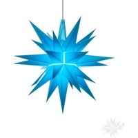 Herrnhuter Sterne 13 cm blau LED