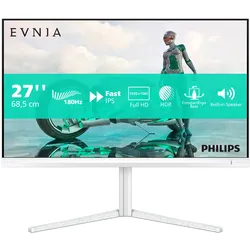 PHILIPS Gaming-Monitor "27M2N3201A", E (A-G), weiß, Monitore