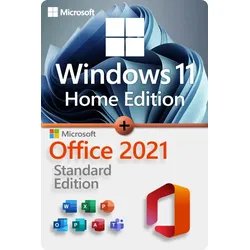 Microsoft Windows 11 Home + Microsoft Office 2021 Standard