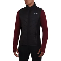 TCA Jungen Excel Runner Leichtgewichtige Thermowattierungsweste zum Wandern und Laufen mit Reißverschlusstaschen - Schwarz, 6-8 Jahre - 6-8 Jahre