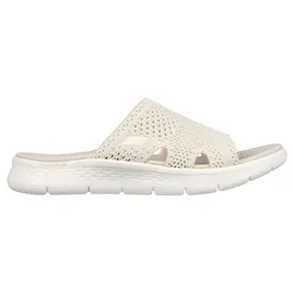 SKECHERS Damen On-The-go Walk Flex Elation Schiebe-Sandalen, Natural Textile, 40