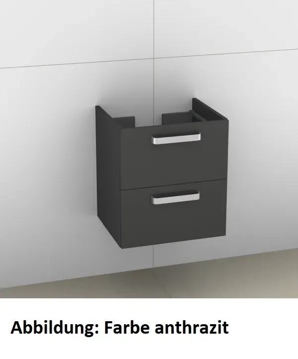 Artiqua 414 Waschtischunterschrank für Subway 613655, 613657,Sangallo Grau quer, 414-WU2L-V10-7154-4 414-WU2L-V10-7154-432