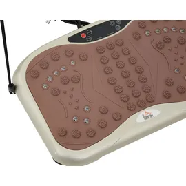 Homcom Vibrationsplatte schwarz/braun