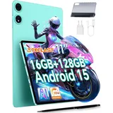 Teclast P50Ai Tablet Android 15, 11 Zoll 90Hz Display, Octa-Core Tablett, 16GB+128GB, AI-Gestensteuerung, Type-C für Display-Anschluss, PC-Modus, 7000mAh, WLAN, Widevine L1, Mit Stift/Tablet-Hülle