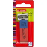 Herlitz Radierer DG36 und Anspitzer Metall Set