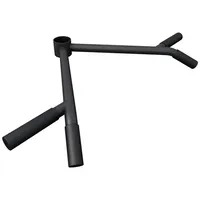 Gorilla Sports T-Bar Row Rudergriff schwarz 3kg