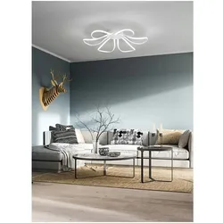 Weiße Blossom LED-Deckenleuchte 6610 B LC PERENZ
