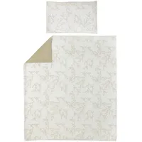 Meyco Bettwäsche Baumwolle 100 x 135 cm Branches sand